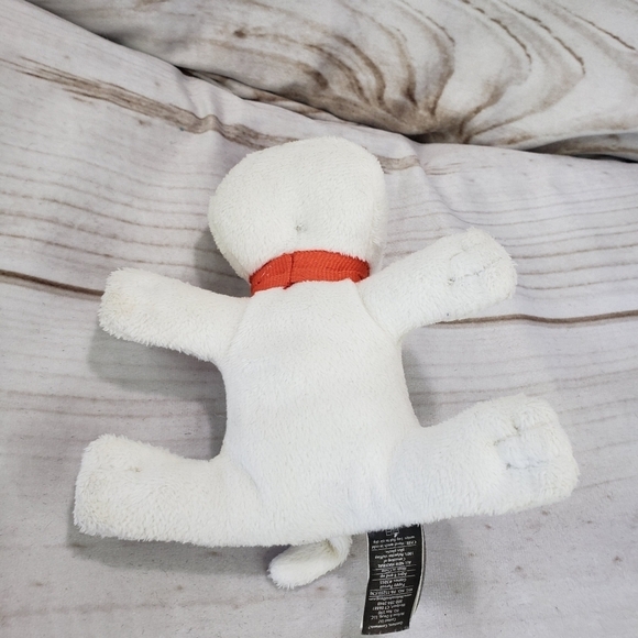 Melissa & Doug Buddy White Dog Plush Stuffed Toy 6 Inch Red Collar Puppy Pursuit - Picture 4 of 8